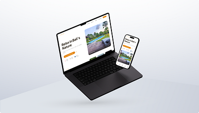 Omah Sabin - Luxury Villa Landing Page android app design experience design graphic design interface design landing page mobile apps ui ux website