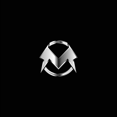 lightning strike M logo abstract abstrak logo design logo logo logo company logo modern minimalist logo