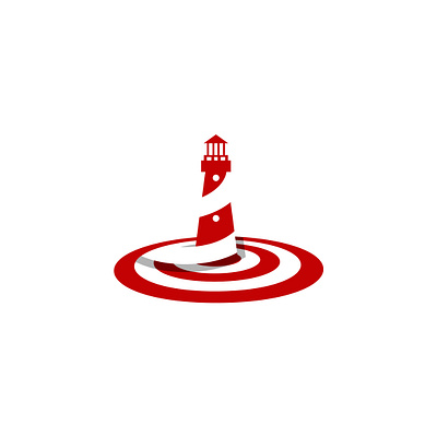 lighthouse target logo abstract abstrak logo design design logo lighthouse target logo logo logo company logo modern minimalist logo