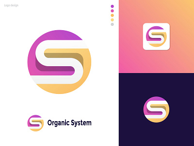 Organic System Modern logo design 3d abstract logo branding business logo creative logo design graphic design icon illustration letter logo logo logo design logo folio logo mark logo type logos modern logo organic logo system logo vector