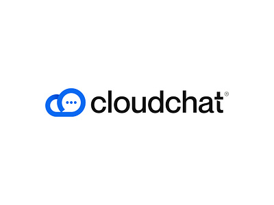 Cloud Chat Logo for a consultation firm. branding chat cloud conversation creative logo design host hosting icon logo message minimalist logo modern logo text web