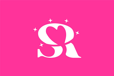 SR letter love logo abstract abstrak logo design design logo logo logo company logo modern minimalist logo monogram sr letter sr letter love logo