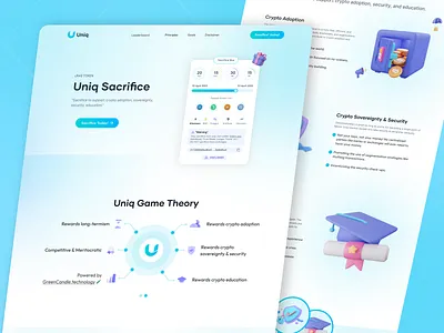 Crypto - ICO Landing Page blockchain landing page branding coin crypto crypto landing page cryptocurrency defi graphic design ico landing page ico website landing page landing page ui token landing page web3.0 website website design