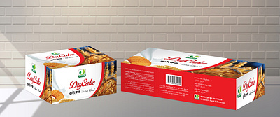 Dry Cake (Urban Dry Food) Box 01 3d bangladesh branding design food graphic design illustration leaflet product packaging