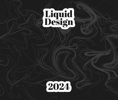 Liquid Design 2024 black design liquid post vector