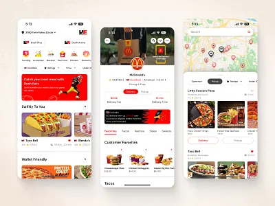 Food Delivery Service Mobile App all restaurant app design apps apps design details page figm app food app food delivery home page mobile ordering profile page restaurant app store page ui ui design uiux