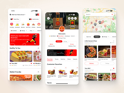 Food Delivery Service App app design apps figm app food app food delivery mobile ordering restaurant app ui uiux