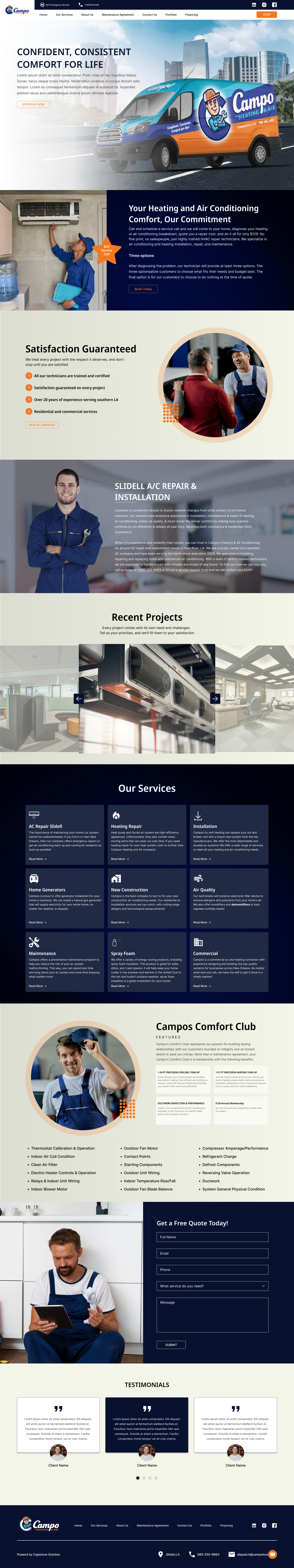 Example of Website Design With Mobile Responsive