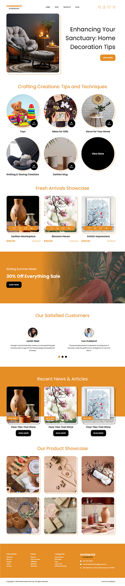 Handmade Products eCommerce Website Design ecommerce landing page ecommerce website ecommerce website design handmade products ecommerce handmade products website