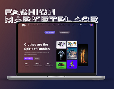 Fashion Market Place 3d animation branding graphic design logo motion graphics ui