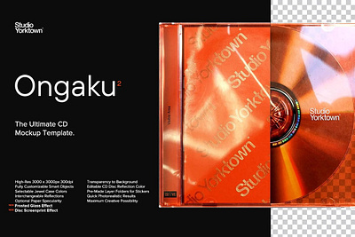 Ongaku Mockup 3d art artwork branding design digital digitalart graphic design illustration logo motion graphics photo photoshop ui