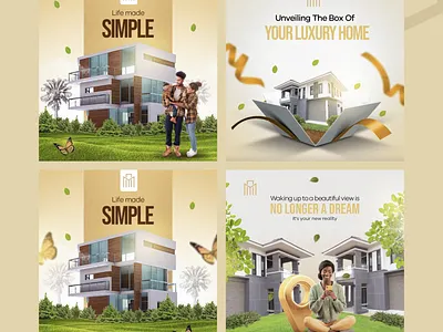 Social Media | Real Estate branding graphic design marketing post design social web