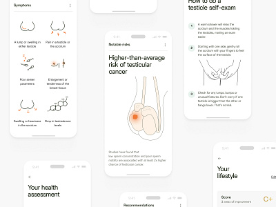 Legacy - Health app app cancer clinic fertility health mobile ui