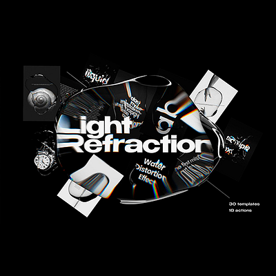 light Refraction 30TEMPLATES 18 ACTIONS 3d animation art artist artwork branding design digital digitalart graphic design illustration logo motion graphics photoshop ui