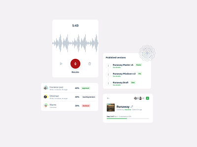 Smartsplit - UI sneak peek app mobile music player sound ui