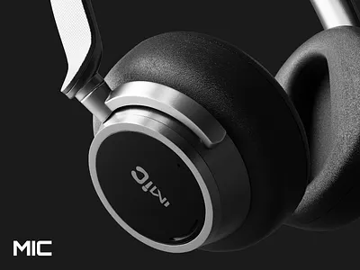 MIC - A Minimalist Abstract Logo abstract awsome awsome logo branding design flyer graphic design headphone headphone logo illustration logo logo design minimalist poster typography