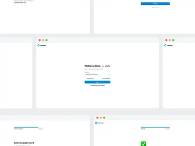 Phamatin - Sign In & Forgot Password admin branding clean crm dashboard design forgot password graphic design login saas sign in sign up ui ux
