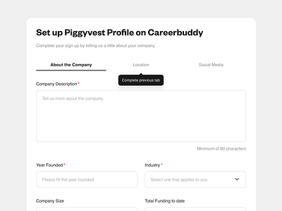 Job Page Interaction animation design product design ui uiux ux