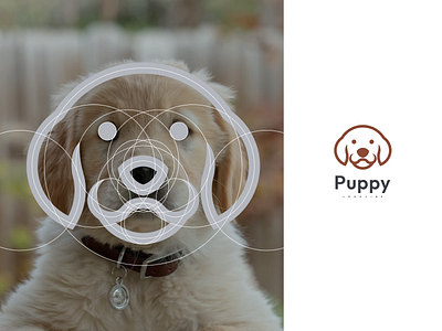 Puppy Logo Line branding design graphic design icon illustration logo logo design logotype ui vector