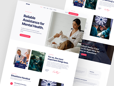 Medical Website Design - Landing Page care services health info health portal health profiles medical booking medical landing page medical page medical records medical website