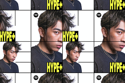 Spotify HYPE+ artist design hip hop hong kong hype playlist rap spotify