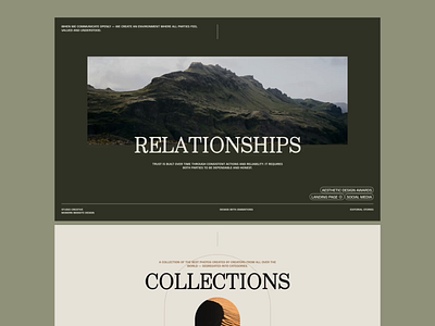 Relations - Website Concept blog cms collections concept design editorial fashion landing page minimal minimalist modern portfolio ui ux web web design webdesign website