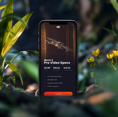 DJI Mavic 3 shop modern mockup UI dailyui dailyuichallenge design mavic mockup modern ui ux