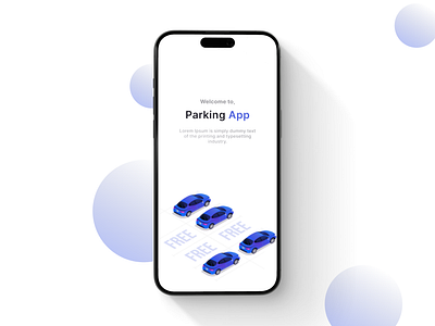 Parking App | UI Design graphic design logo ui