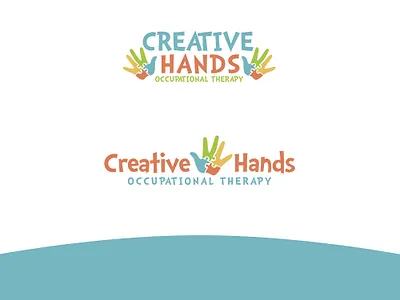Creative Hands creative design hands logo occupational therapy