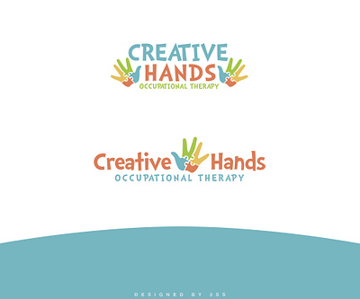 Creative Hands creative design hands logo occupational therapy