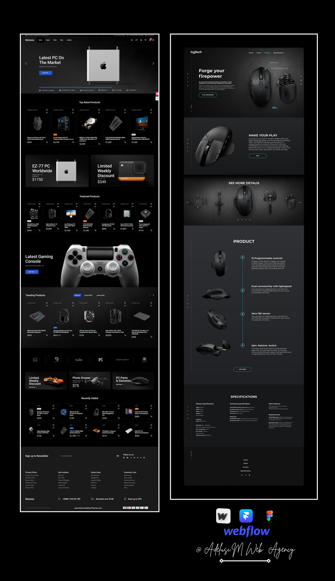 Game store gadget and gadget website design ecommerce website elementor illustration online store website responsivedesign store design store website website design wordpress wordpress website wordpress website design wordpress website redesign
