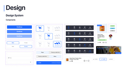 Design System (Pet Insurance, UI UX Case Study) app branding design ui ux