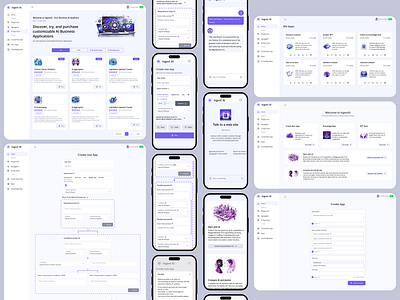 AI APP BUILDER ai ai app builder ai app store app design chat bot figma no code platform ui ui design ux