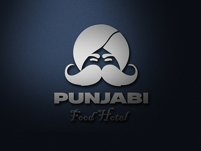 Punjabi Food Hotel Logo Design 3d animation branding design graphic design logo logo design motion graphics new logo