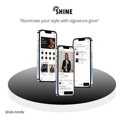 SHINE - Ecommerce mobile app app design mobile ui ux