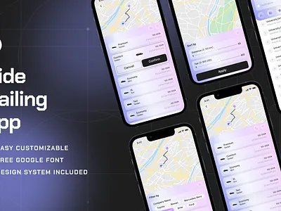 FARELY (HAILING APP) app branding design figma logo ride hailing ui ux