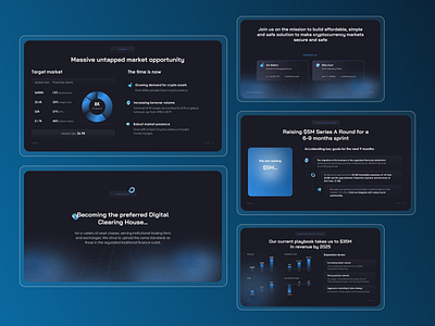 Crypto Pitch Deck crypto cryptocurrency design agency finance fintech graphic design investment investor keynote pitch pitch deck powerpoitn ppt presentation slides startup