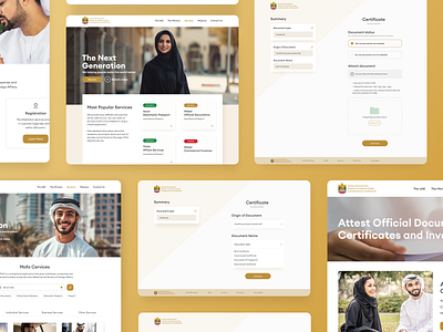 UAE Ministry web platform design agency ai brand brand design branding branding agency design documents filters illustration platform portal web 3.0 website website design