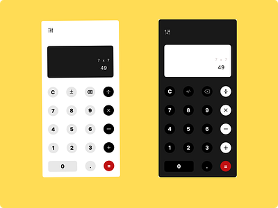 DAILY UI #004 - CALCULATOR branding graphic design ui