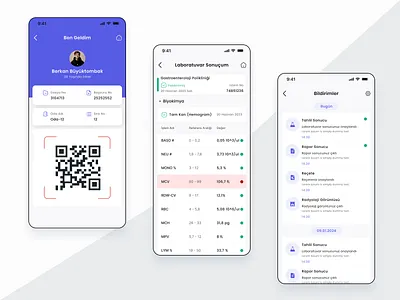 Mobil Patient Portal branding dashboard ui design interaction design ios mobil ui ux