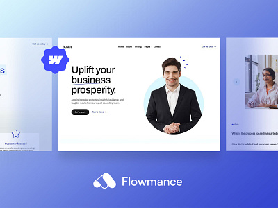 Buskit – Consulting Webflow Template agency template design illustration template webflow webflow template webflowtemplate websitedesign
