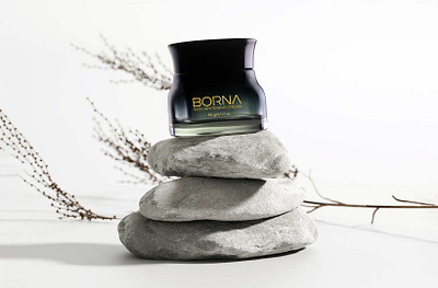 BORNA branding cosmetics package design premium brand product design