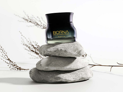 BORNA branding cosmetics package design premium brand product design