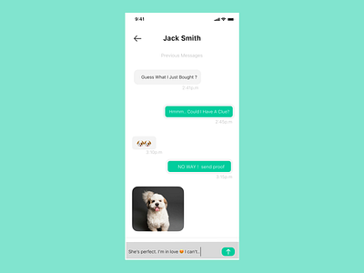 DAILY UI#13 - MESSAGING APP graphic design ui