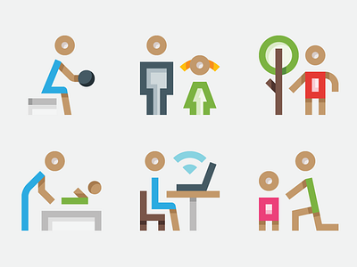 Father Icons / Basicons activities athlete best dad celebration childhood dad daddy daughter family father father love fatherhood fathers day holiday icons man parent people son vector