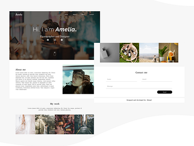 Portfolio website for a photographer design photographer portfolio photographer web portfolio photography po portfolio website portfolio website design web portfolio website website design