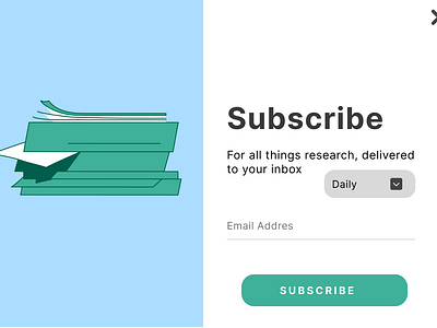 DAILY UI #26 - SUBSCRIBE PROMPT graphic design ui