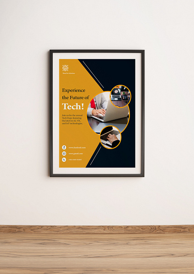 Technology Poster animation graphic design motion graphics ui