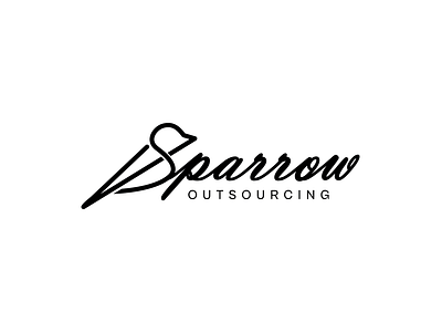 Wordmark for an outsourcing site branding design graphic design illustration logo typography vector