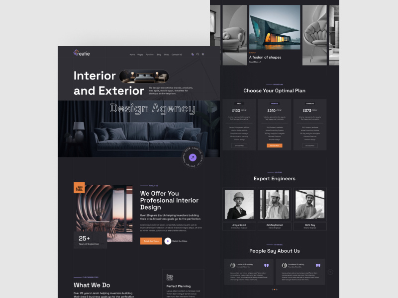 Example of I Will Craft Modern Website Design